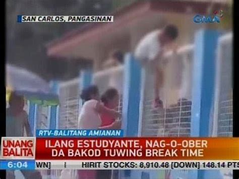 pinaiyut|Recess sa School Kaya Nag Over The Bakod.